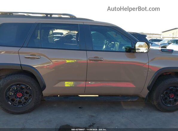 7SVAAABA4SX054320 2025 TOYOTA SEQUOIA Brown უკანა სალონის ხედი