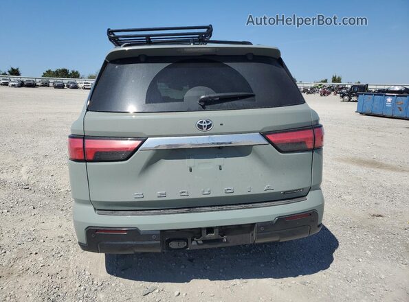 7SVAAABA4SX063521 2025 TOYOTA SEQUOIA Green Rear view