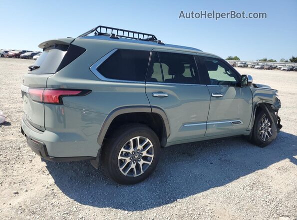 7SVAAABA4SX063521 2025 TOYOTA SEQUOIA Green Rear right