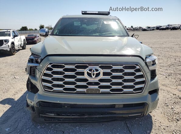 7SVAAABA4SX063521 2025 TOYOTA SEQUOIA Green Front view