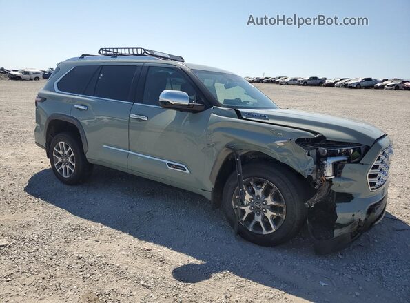 7SVAAABA4SX063521 2025 TOYOTA SEQUOIA Green Front right