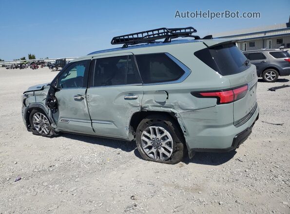 7SVAAABA4SX063521 2025 TOYOTA SEQUOIA Green Rear left