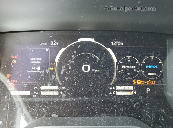 7SVAAABA4SX063521 2025 TOYOTA SEQUOIA Green Instrument cluster view