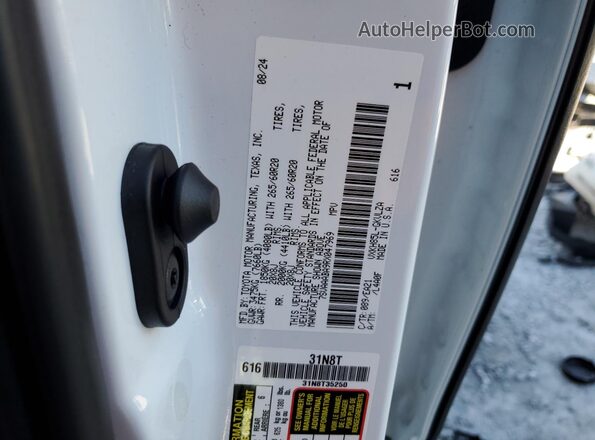 7SVAAABA9RX047969 2024 TOYOTA SEQUOIA Белый Панорамный вид салона 360°