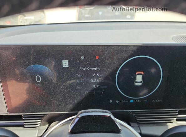 7YAKNDDC7SY002198 2025 HYUNDAI IONIQ Teal Widok zestawu wskaźników