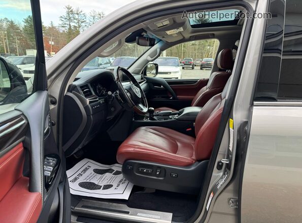 JTJHY7AX6J4263505 2018 LEXUS LX Silver 
