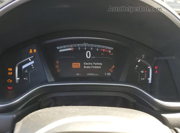 5J6RW1H51JA001272 2018 HONDA CRV Gray 