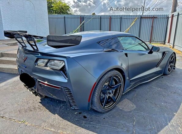 1G1Y52D97K5802374 2019 CHEVROLET CORVETTE Gray 