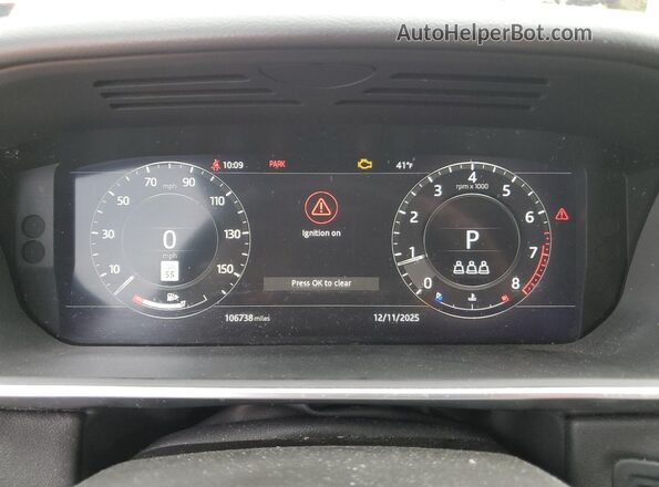 SALWR2SU6LA890734 2020 LAND ROVER RANGE White Vista de los asientos traseros