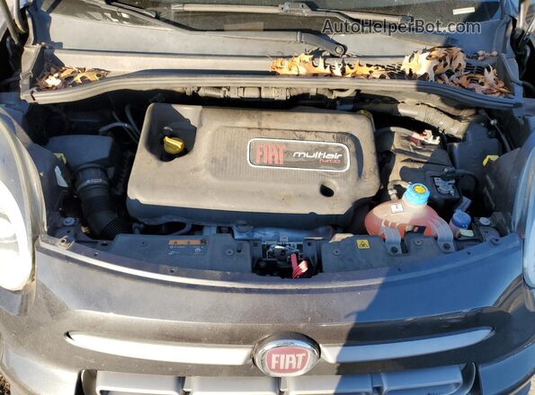 ZFBCFADH1JZ040587 2018 FIAT 500L Gray Vista del compartimento del motor