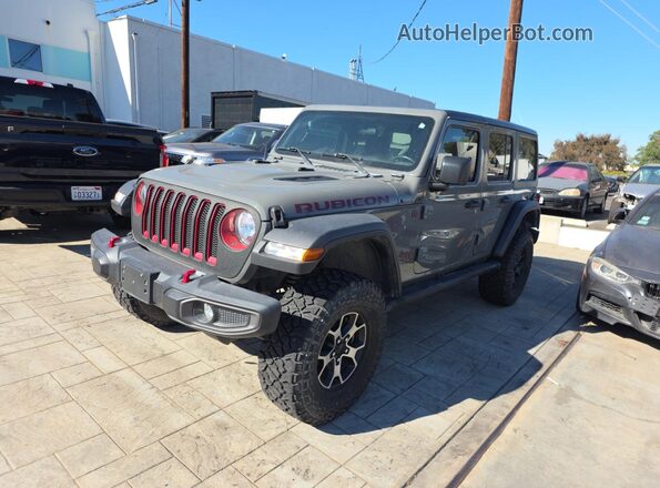 1C4HJXFN1MW601237 2021 JEEP WRANGLER Gray Rear right