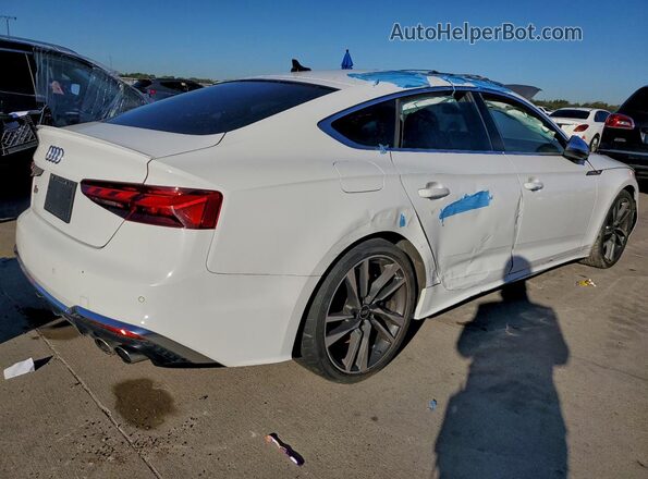 WAUC4CF56NA026803 2022 AUDI S5 Белый Передняя правая четверть