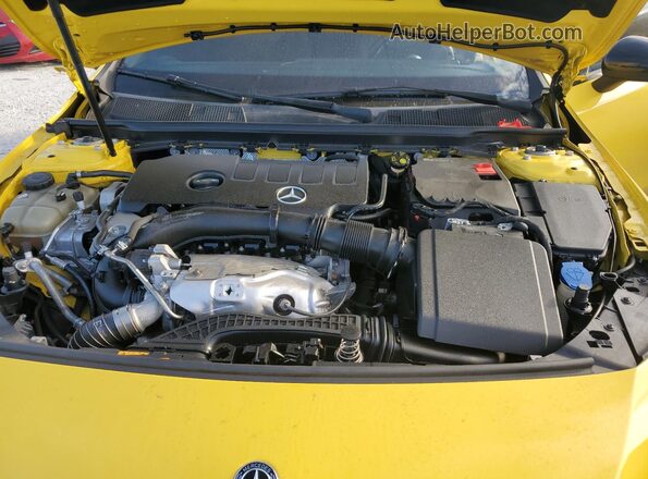 WDD5J4GB7LN068794 2020 MERCEDES-BENZ CLA-CLASS Желтый Вид подкапотного пространства