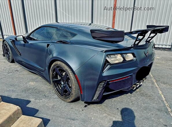 1G1Y52D97K5802374 2019 CHEVROLET CORVETTE Gray 