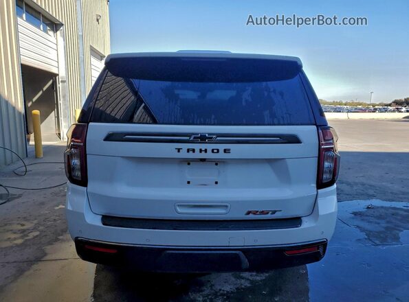 1GNSCRKD4NR205660 2022 CHEVROLET TAHOE Белый Вид салона спереди