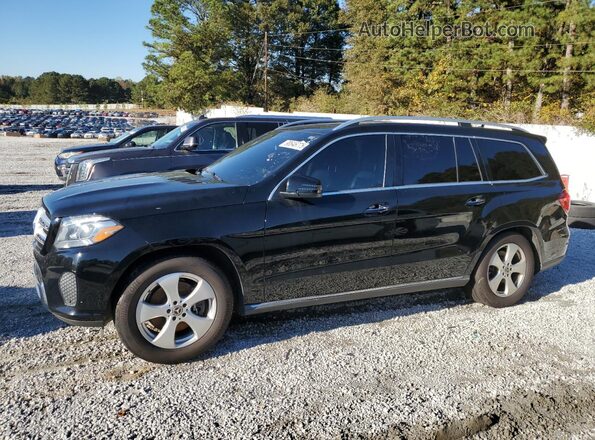 4JGDF6EE9KB185658 2019 MERCEDES-BENZ GLS-CLASS Black Tył lewy