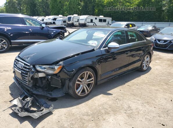 WAUB1GFF1G1004439 2016 AUDI S3 Черный Задняя левая четверть