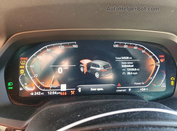 5UXCR6C03M9E51556 2021 BMW X5 Black უკანა სავარძლების ხედი