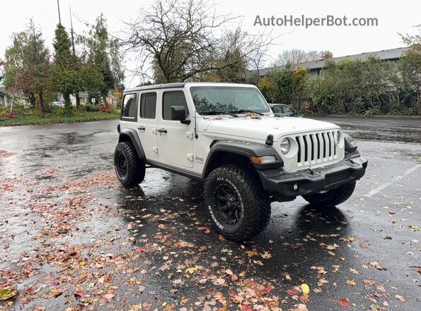 1C4HJXDN1MW569845 2021 JEEP WRANGLER White Rear left
