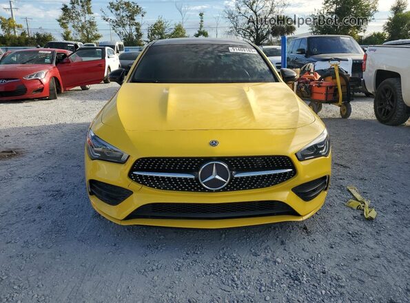 WDD5J4GB7LN068794 2020 MERCEDES-BENZ CLA-CLASS Желтый Вид сзади