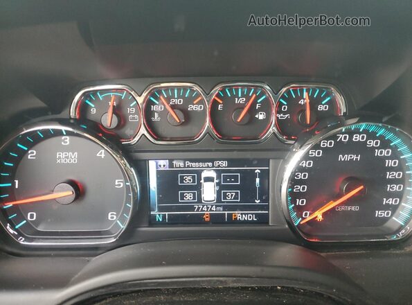 1GNSKDEC1JR371847 2018 CHEVROLET TAHOE White Vista de los asientos traseros