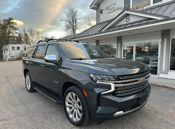 1GNSKSKD9MR138336 2021 CHEVROLET TAHOE Синий 