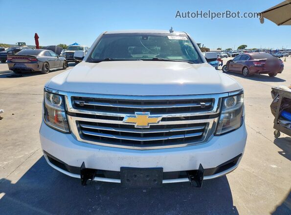 1GNLCDECXLR268270 2020 CHEVROLET TAHOE White Widok z tyłu