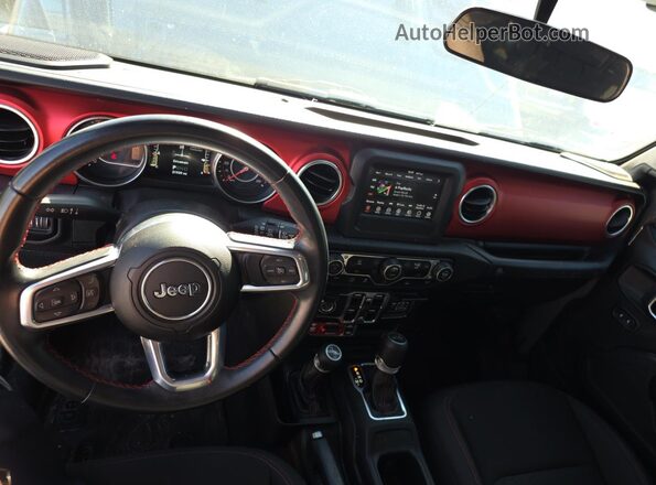1C4HJXFN1MW601237 2021 JEEP WRANGLER Gray Rear seats view