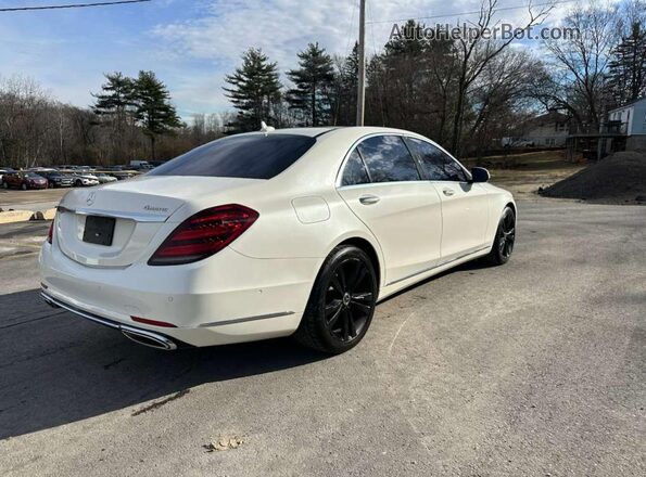 WDDUG6EB2KA439407 2019 MERCEDES-BENZ S White Delantero derecho