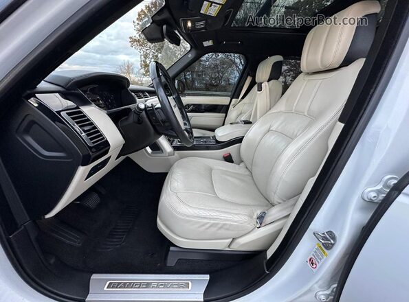 SALGS5RE8KA525544 2019 LAND ROVER RANGE ROVER White Вид підкапотного простору
