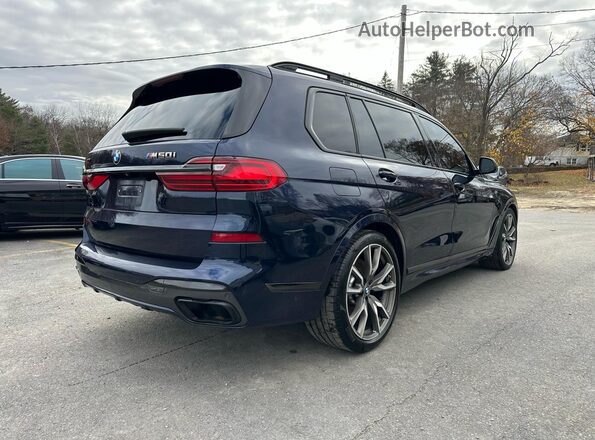 5UXCX6C08L9B32979 2020 BMW X7 Blue Front right