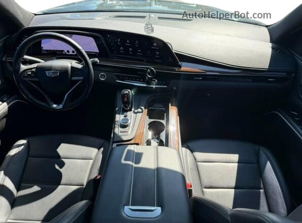 1GYS3JKTXPR491982 2023 CADILLAC ESCALADE Black Вид щитка приладів