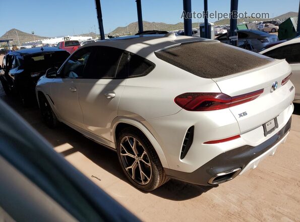 5UXCY8C0XN9J38713 2022 BMW X6 White Tył prawy