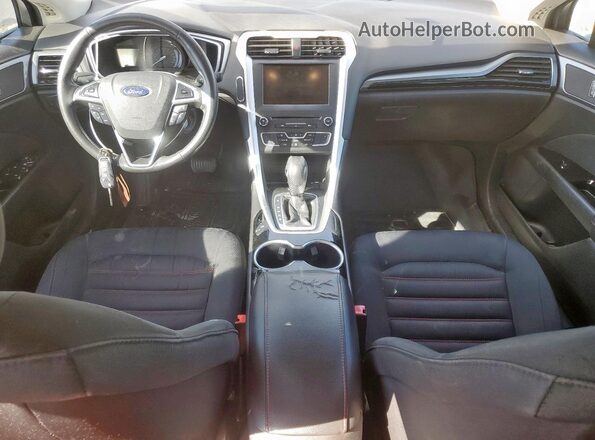 3FA6P0HD9GR110302 2016 FORD FUSION Серебряный Вид щитка приборов