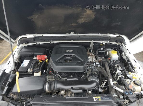 1C4HJXDN1LW123466 2020 JEEP WRANGLER White Vista de la etiqueta del VIN