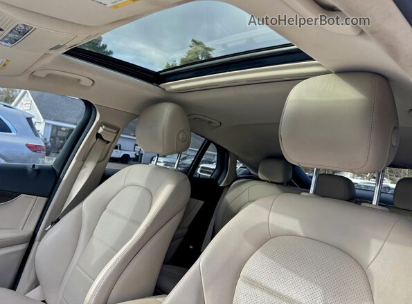 WDC0J4KB9HF155815 2017 MERCEDES-BENZ GLC-CLASS White უკანა სავარძლების ხედი