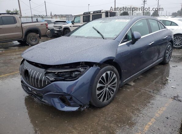 W1KEG2BB0RF056984 2024 MERCEDES-BENZ EQE Синий Задняя левая четверть
