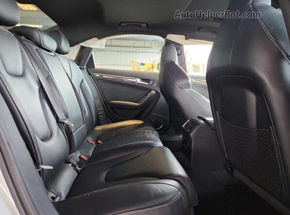WAUBGAFL1GA005530 2016 AUDI S4 White Rear interior view
