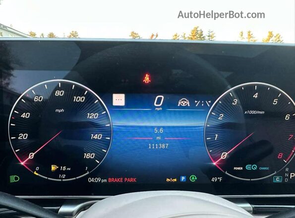 W1K6G7GB2NA156358 2022 MERCEDES-BENZ S Белый Вид щитка приборов