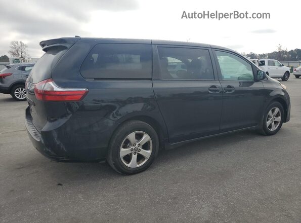 5TDZZ3DCXLS084431 2020 TOYOTA SIENNA Black Przód prawy