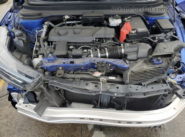 5J8TC2H61PL002617 2023 ACURA RDX Blue Vista de la etiqueta del VIN
