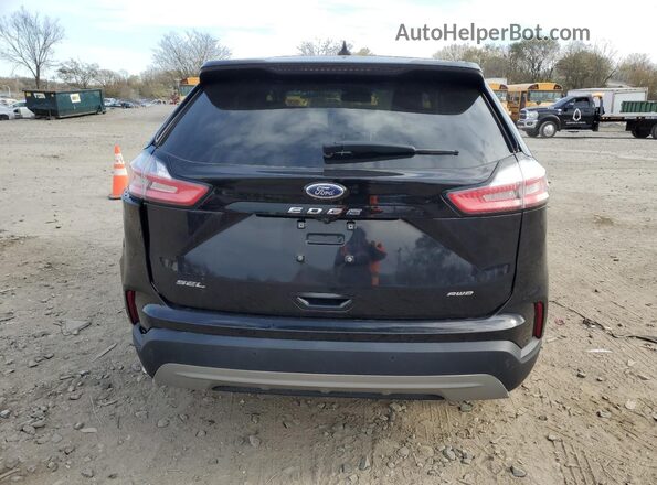 2FMPK4J95RBA68041 2024 FORD EDGE Black Widok wnętrza z przodu