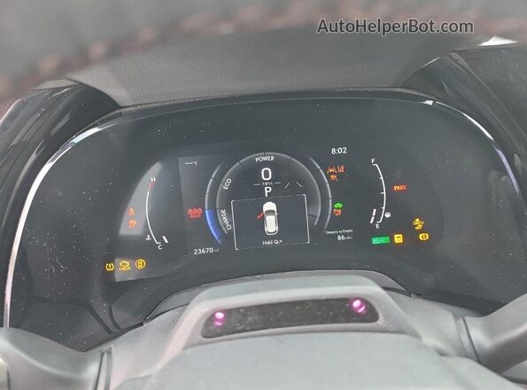 2T2BCMEA9RC016091 2024 LEXUS RX White Instrument cluster view