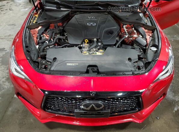 JN1FV7LL8MM560392 2021 INFINITI Q60 Red Вид підкапотного простору