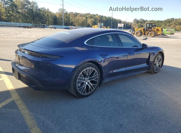 WP0AC2Y10LSA71456 2020 PORSCHE TAYCAN Blue Передня права чверть