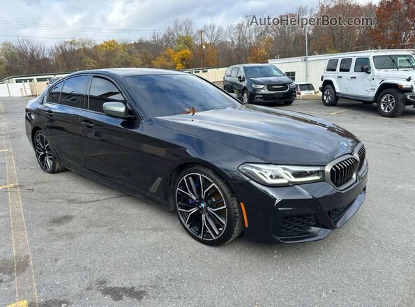 WBA13BK07NCH59691 2022 BMW M5 Black Widok z przodu