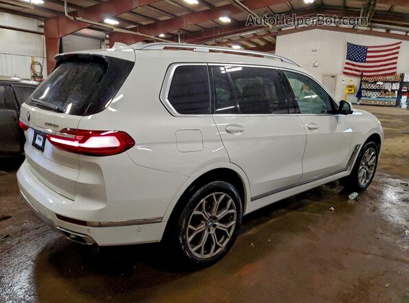 5UXCW2C09L9B78512 2020 BMW X7 White Front right