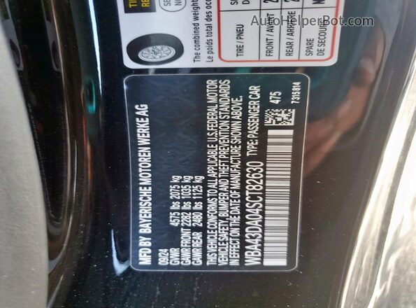 WBA43DA04SCT82630 2025 BMW 7 SERIES Черный 
