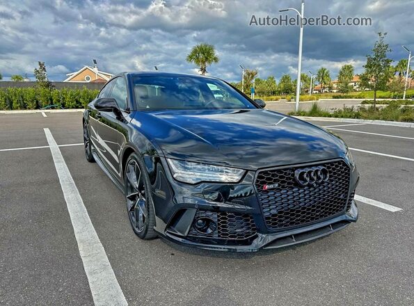 WUAWRBFC3HN901930 2017 AUDI RS7 Black Задня ліва чверть