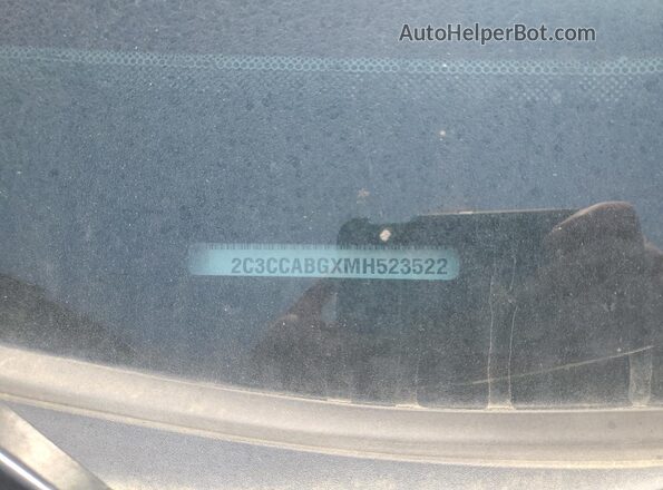 2C3CCABGXMH523522 2021 CHRYSLER 300 Black VIN sticker view